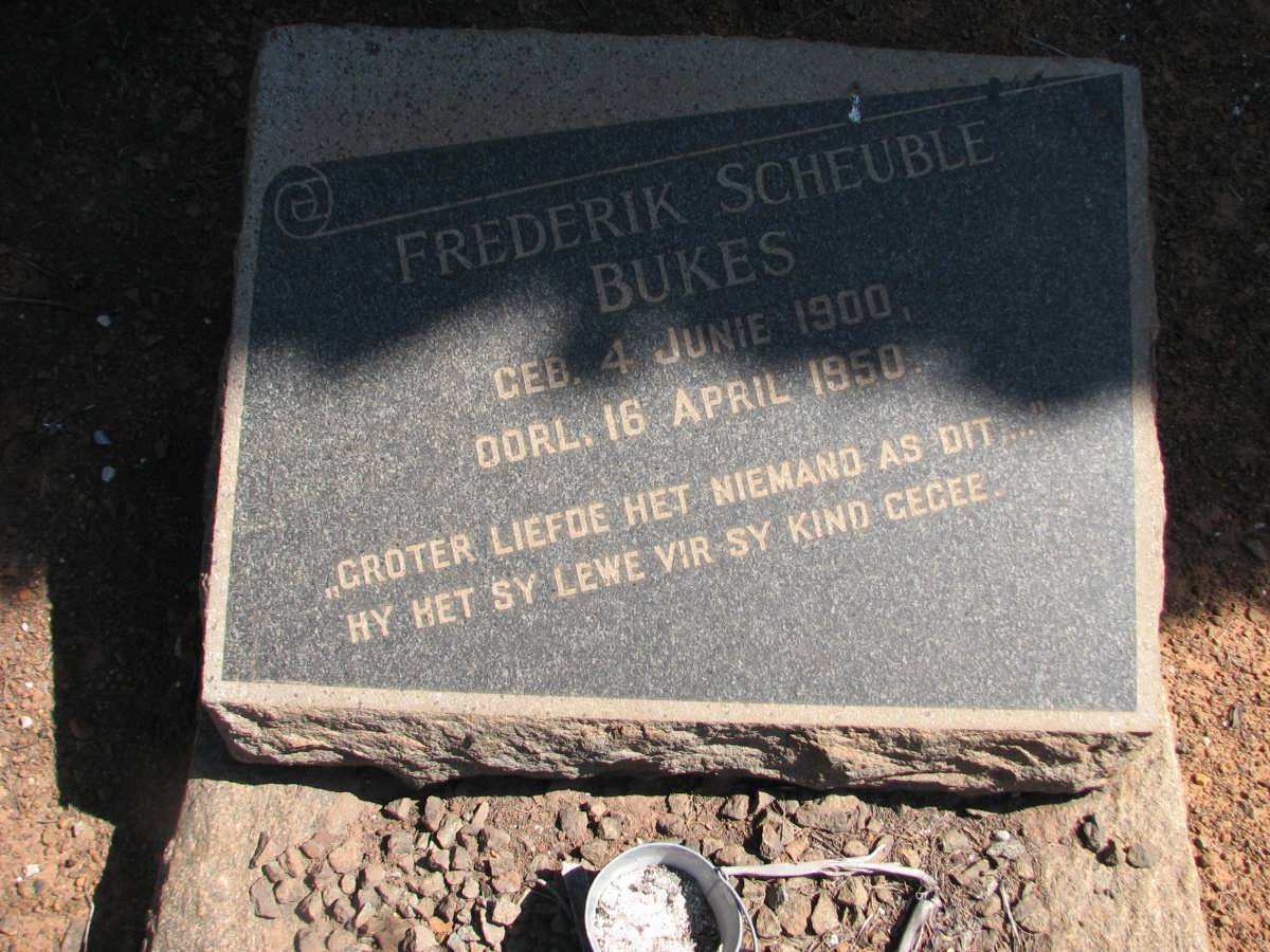 BUKES Frederik Scheuble 1900-1950