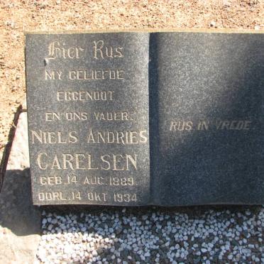 CARELSEN Niels Andries 1889-1934