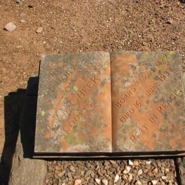 CHEEK J.F.V.M. nee COUTTS 1879-1937