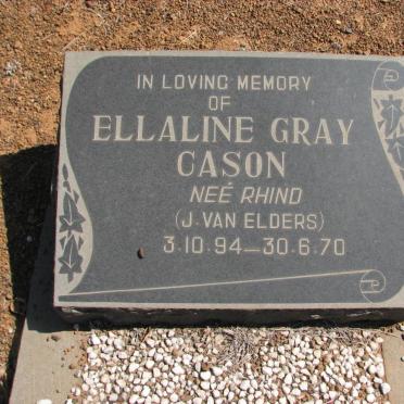 CASON Ellaline Gray nee RHIND 1894-1970