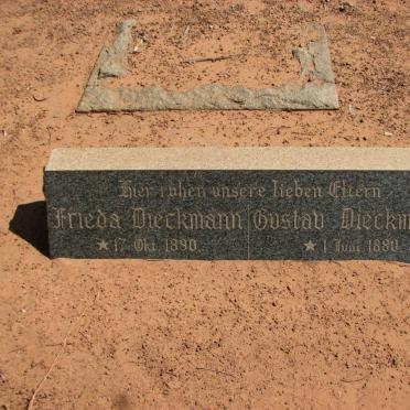 DIECKMANN Gustav 1880- &amp; Frieda 1890-