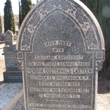 EKSTEEN Hendrik Oostenwald 1850-1927