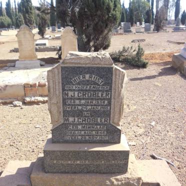 GROBLER N.J. 1838-1913 &amp; M.J. MINNAAR 1846-1901