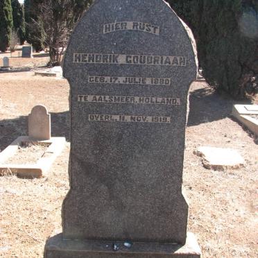 GOUDRIAAN Hendrik 1880-1919