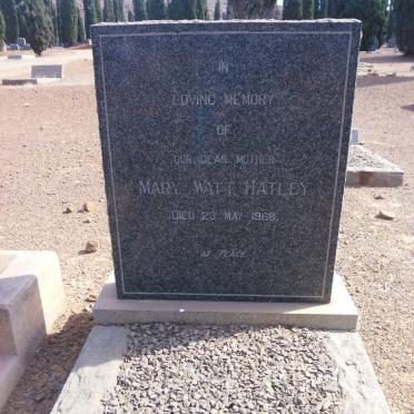 HATLEY Mary Watt -1968