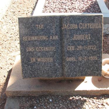 JOUBERT Jacoba Gertruida 1922-1959