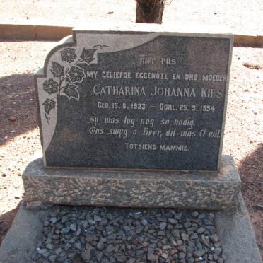 KIES Catharina Johanna 1923-1954