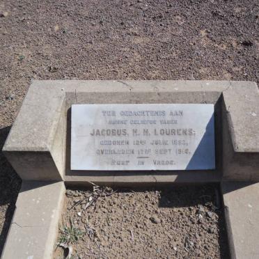 LOURENS Jacobus H.H. 1852-1915