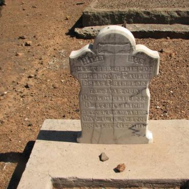 PRINSLOO Paulus Esias -1938