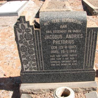 PRETORIUS Jacobus Andries 1887-1952