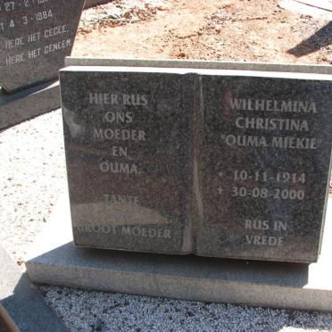 SCHOOR Melt J.E. 1911-1984 &amp; Wilhelmina Christina 1914-2000