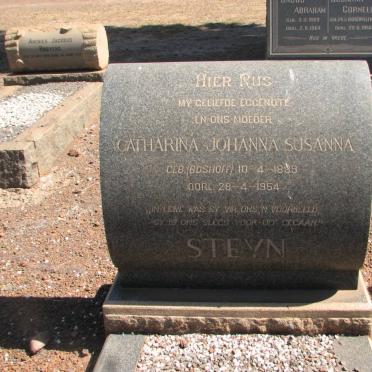 STEYN Catharina Johanna Susanna nee BOSHOFF 1889-1954