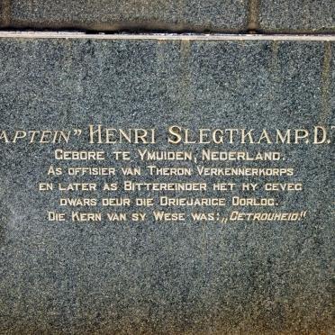 SLEGTKAMP Hendrik Frederik 1873-1951