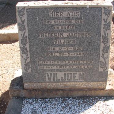 VILJOEN Frederik Jacobus 1920-1940