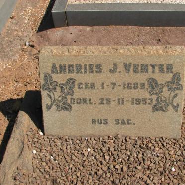 VENTER Andries J. 1889-1953