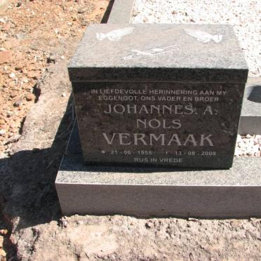 VERMAAK Johannes A. Nols 1955-2009