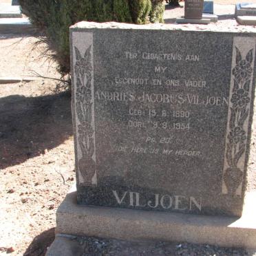 VILJOEN Andries Jacobus 1890-1954