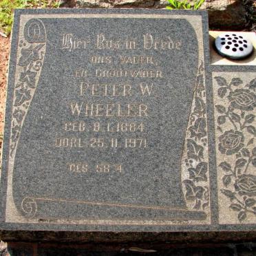 WHEELER Peter W. 1884-1971