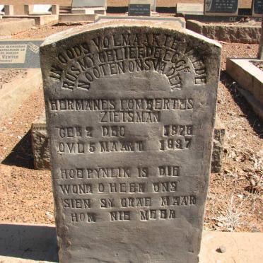 ZIETSMAN Hermanes Lombertes 1876-1937