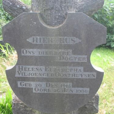 VILJOEN Helena Elizabeth nee OOSTHUYSEN 1915-1936
