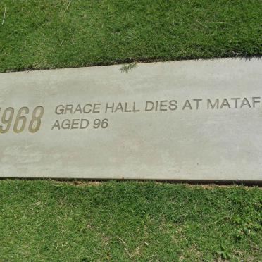 19. Grace HALL dies in 1968 at Mataffin aged 96