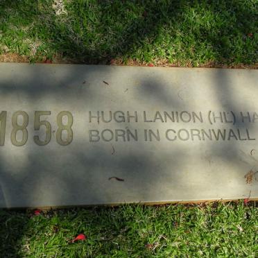 02. Hugh Lanion HALL born in 1858, Cornwall