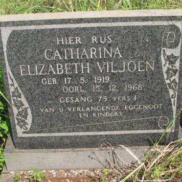 VILJOEN Catharina Elizabeth 1919-1968