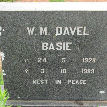 DAVEL W.M. 1928-1989