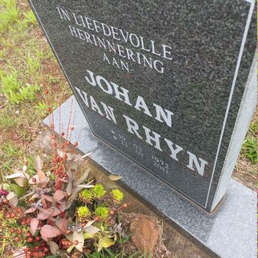 RHYN Johan, van 1972-2011