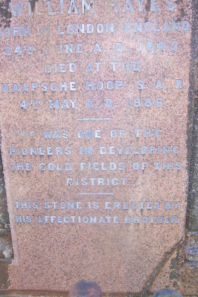 HAYES William 1845-1886