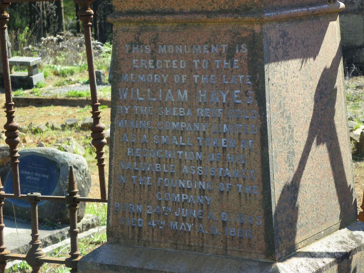 HAYES William 1845-1886