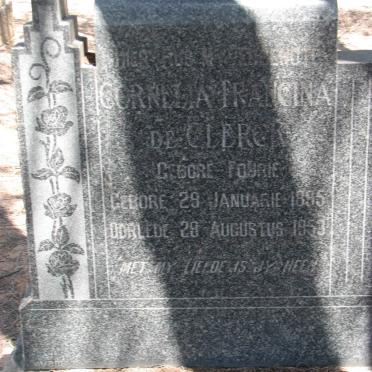 CLERCK Cornelia Francina, de nee FOURIE 1895-1953