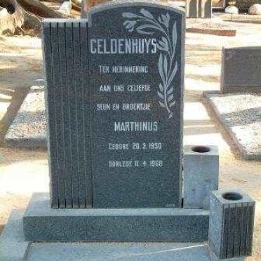 GELDENHUYS Marthinus 1950-1968