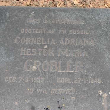 GROBLER Cornelia Adriana Hester Maria 1937-1949