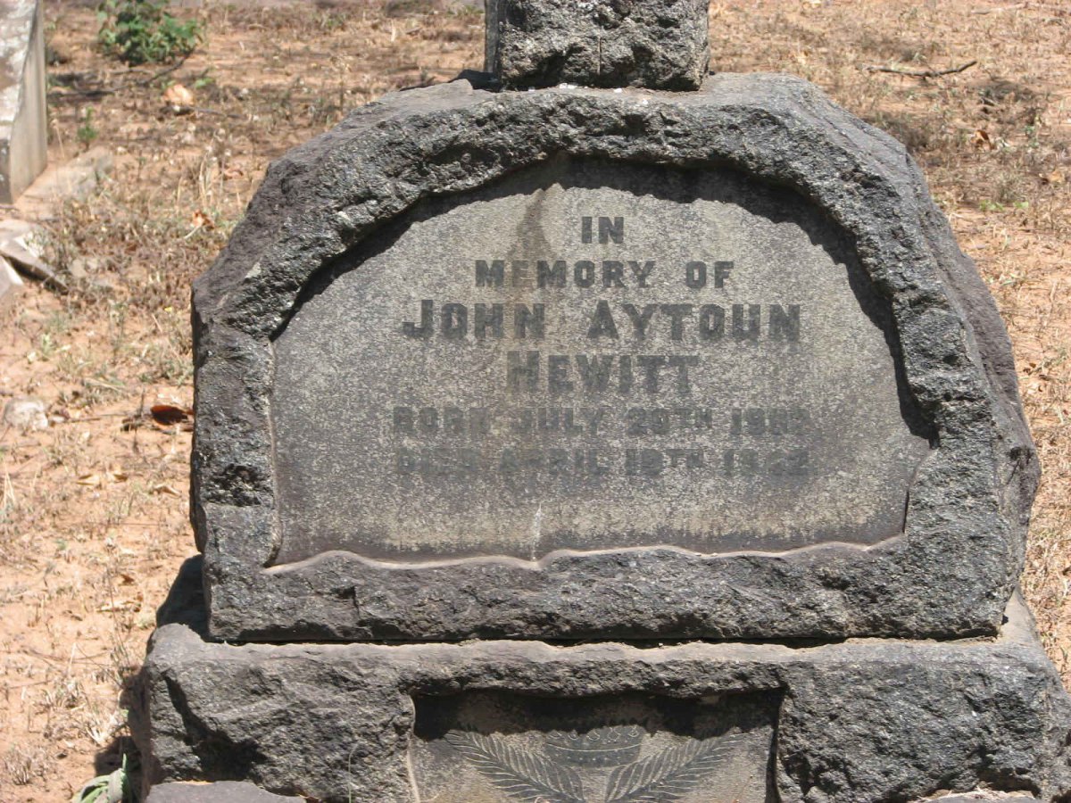 HEWITT John Aytoun 19?-1962