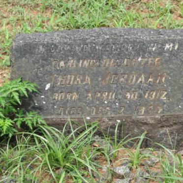 JORDAAN Thora 1912-1930