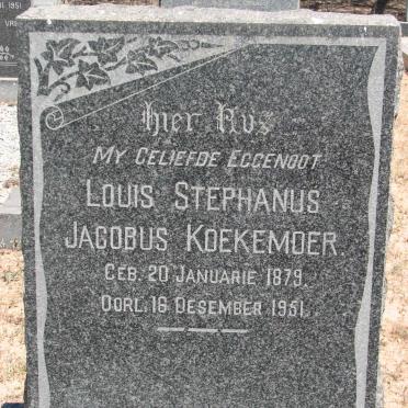KOEKEMOER Louis Stephanus Jacobus 1879-1951