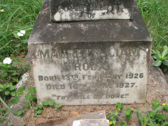 ROUX Maureeen Liam 1926-1927