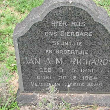 RICHARDS Jan A.M. 1950-1954