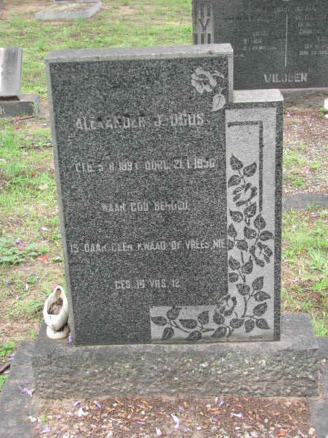 ? OGUS Alexander J. 1891-??