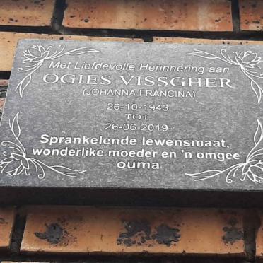 VISSGHER Johanna Francina 1943-2019