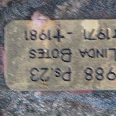 BOTES Linda 1971-1981