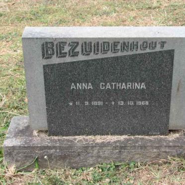BEZUIDENHOUT Anna Catharina 1891-1968