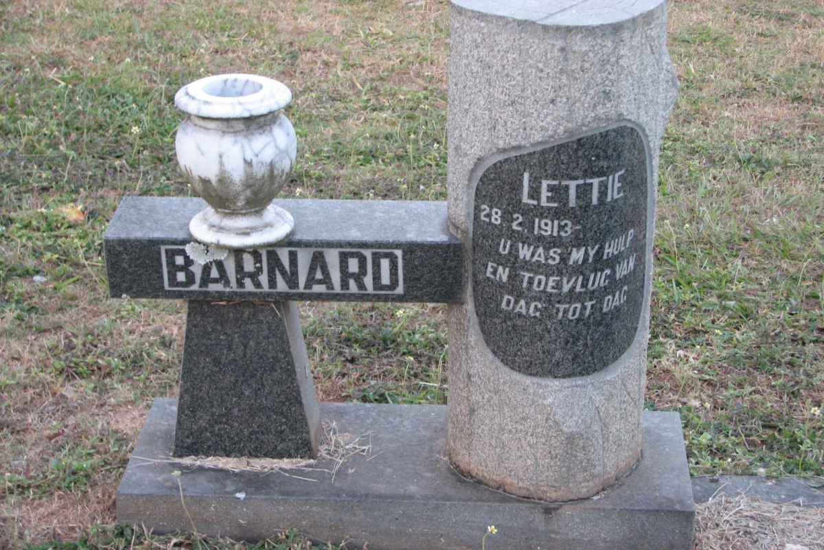 BARNARD Lettie 1913-