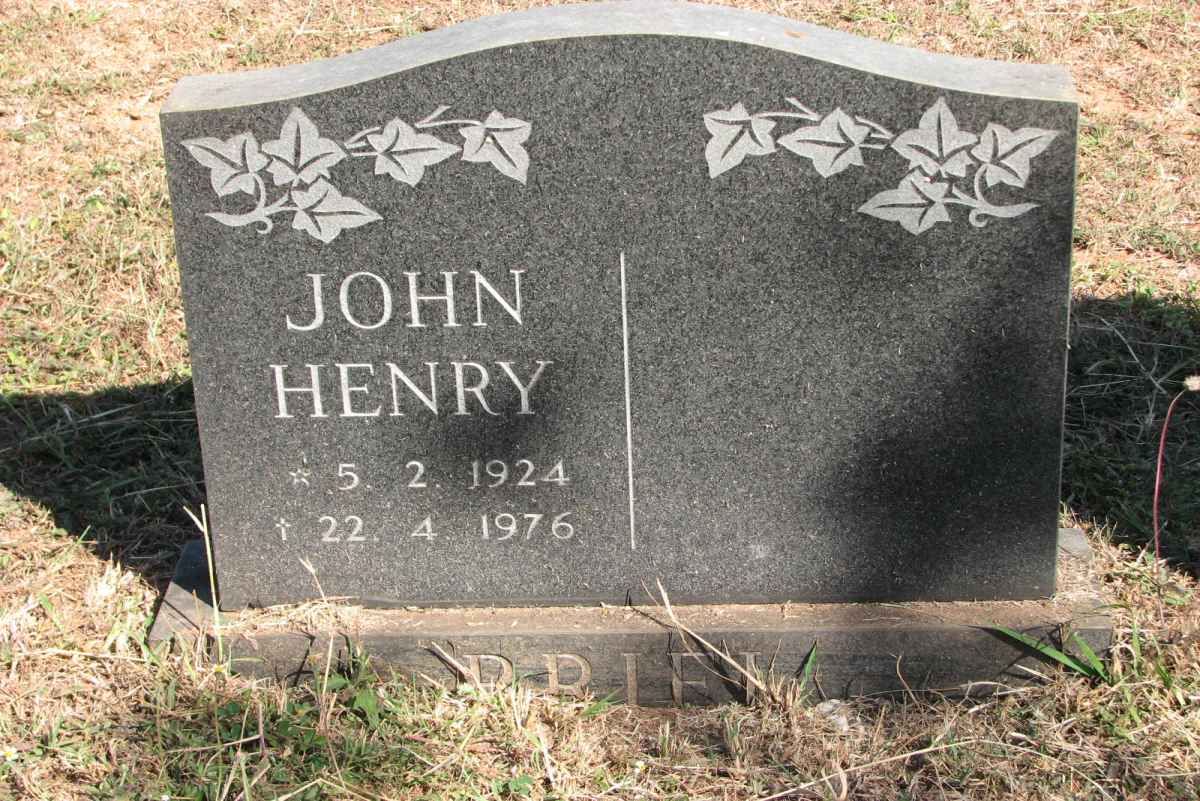 BRIEL John Henry 1924-1976