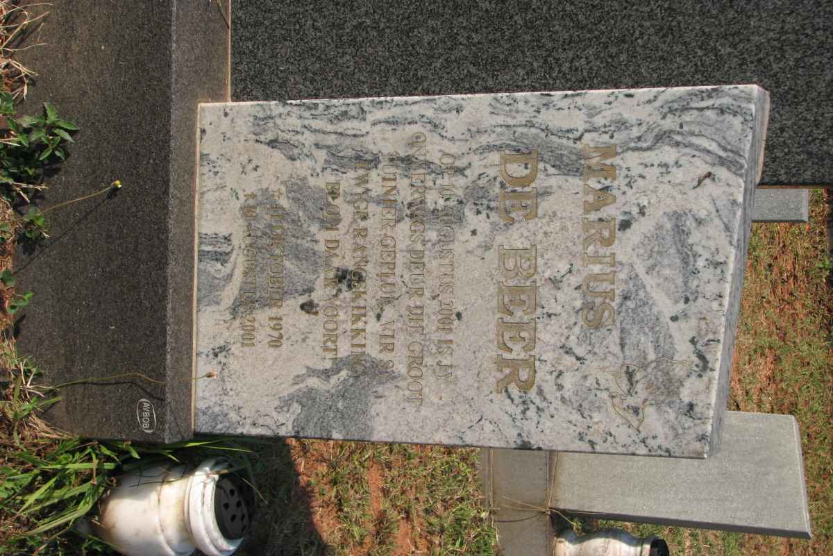 BEER Marius, de 1970-2001