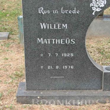 BRONKHORST Willem Mattheüs 1925-1976