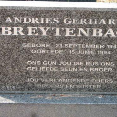 BREYTENBACH Andries Gerhardus 1945-1994
