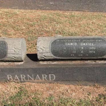 BARNARD Dawid Daniel 1906-1974 :: BARNARD Johanna Marthina 1910-1911