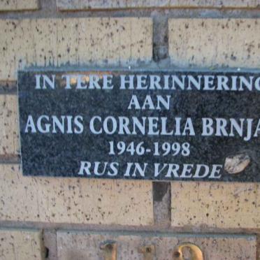 BRNJAC Agnis Cornelia 1946-1998